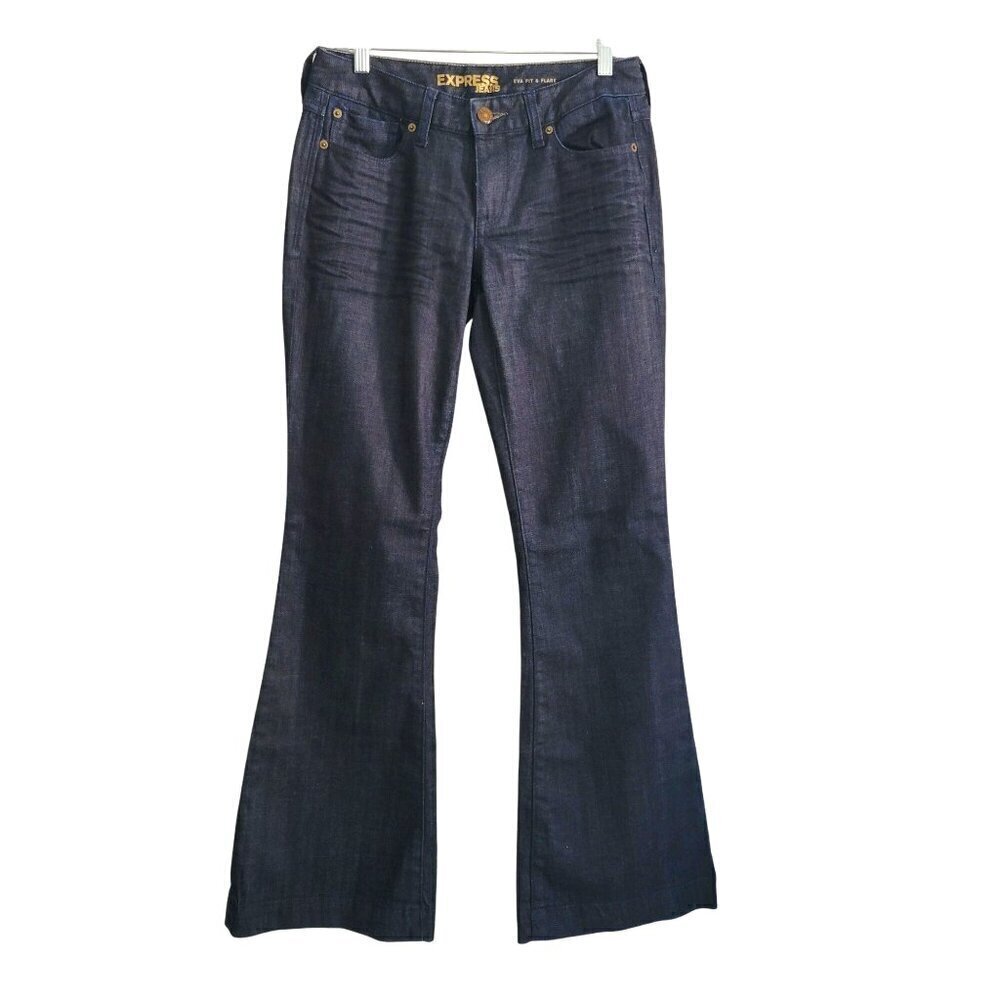 Express Jeans Eva Fit and Flare Wide Leg Women Size - Large 30x32
